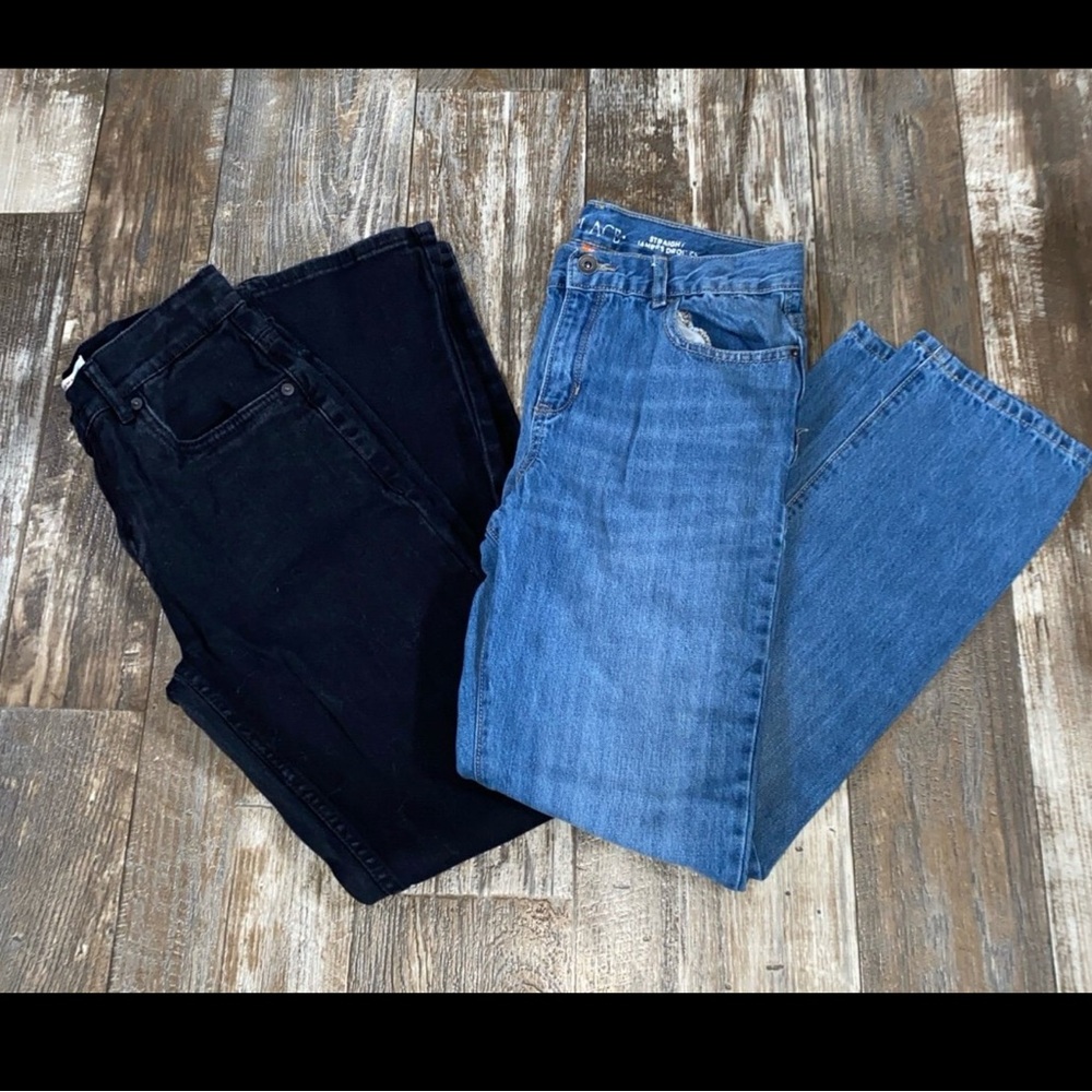 2-Pack Boys Jeans – Levi’s 514 & Children’s Place Size 16